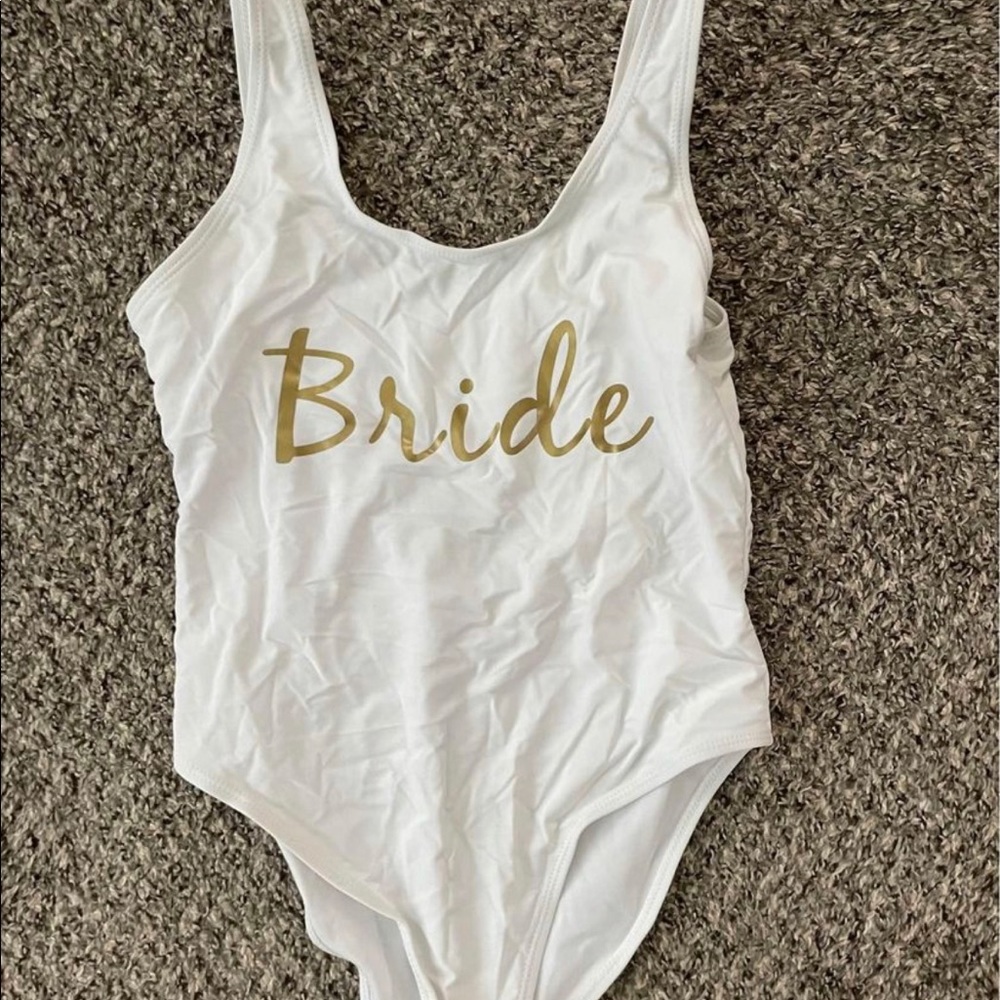 Bride bathing suit